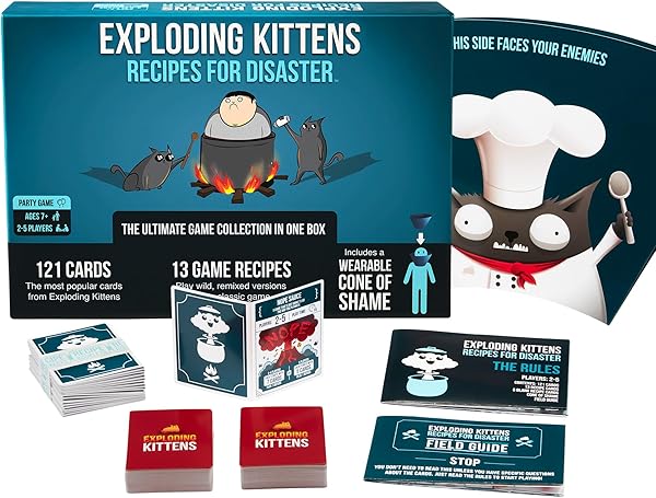 Exploding Kittens: Recipes for Disaster card game