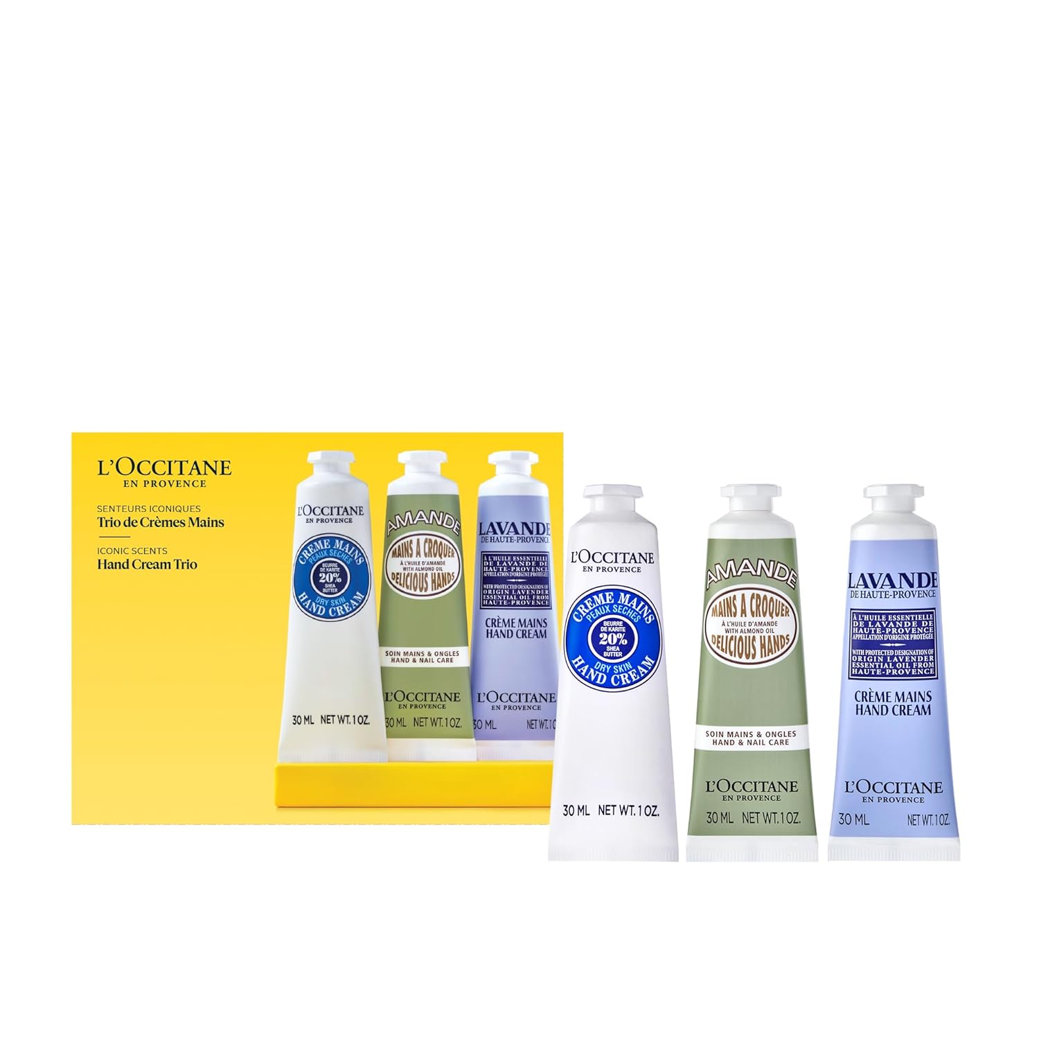L'Occitane Hand Cream Classics 3-Piece Set