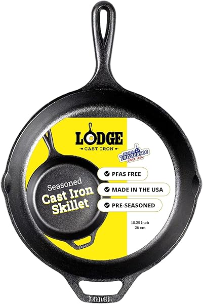 Lodge Seasoned Cast Iron Skillet
